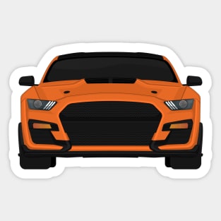 Shelby GT500 2020 Twister-Orange + Black roof Sticker